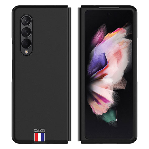 Coque Plastique Rigide Etui Housse Mat P04 pour Samsung Galaxy Z Fold4 5G Noir