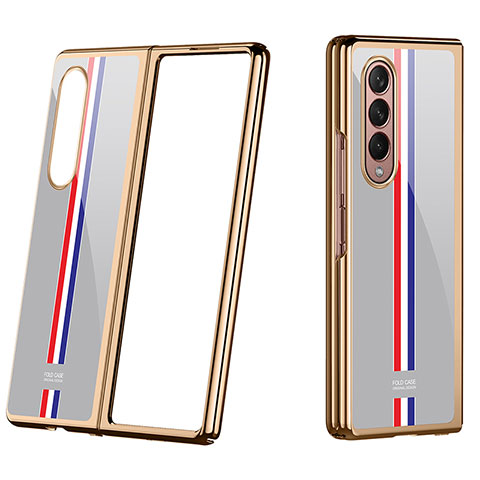 Coque Plastique Rigide Etui Housse Mat P07 pour Samsung Galaxy Z Fold4 5G Or