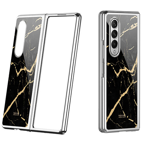 Coque Plastique Rigide Etui Housse Mat P08 pour Samsung Galaxy Z Fold4 5G Argent