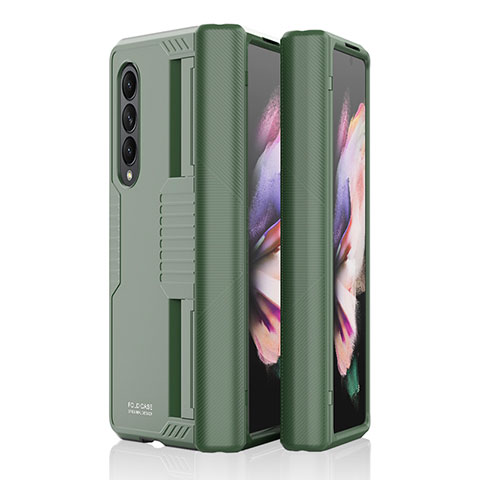 Coque Plastique Rigide Etui Housse Mat P09 pour Samsung Galaxy Z Fold3 5G Vert