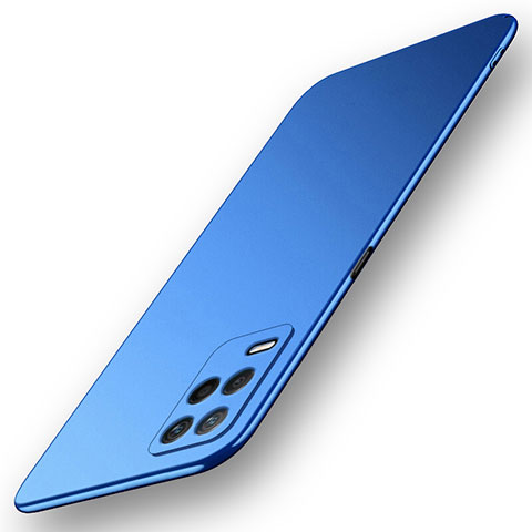 Coque Plastique Rigide Etui Housse Mat pour Realme 8 5G Bleu