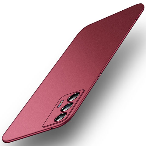 Coque Plastique Rigide Etui Housse Mat pour Realme GT Neo 2T 5G Rouge