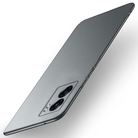 Coque Plastique Rigide Etui Housse Mat pour Realme V23 5G Gris Fonce