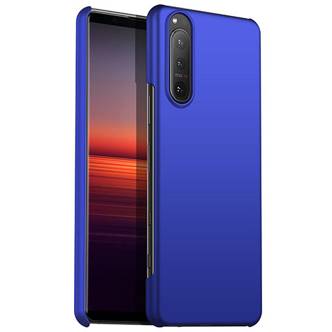 Coque Plastique Rigide Etui Housse Mat pour Sony Xperia 1 IV Bleu