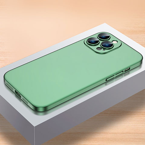 Coque Plastique Rigide Etui Housse Mat QC1 pour Apple iPhone 12 Pro Max Vert