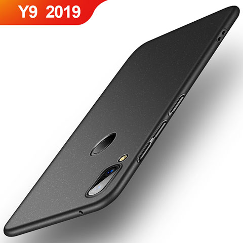 Coque Plastique Rigide Etui Housse Mat R01 pour Huawei Y9 (2019) Noir
