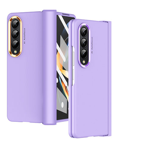 Coque Plastique Rigide Etui Housse Mat R08 pour Samsung Galaxy Z Fold4 5G Violet