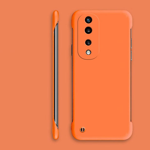 Coque Plastique Rigide Etui Housse Mat Sans Cadre P01 pour Huawei Honor 70 Pro 5G Orange