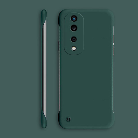 Coque Plastique Rigide Etui Housse Mat Sans Cadre P01 pour Huawei Honor 70 Pro 5G Vert Nuit