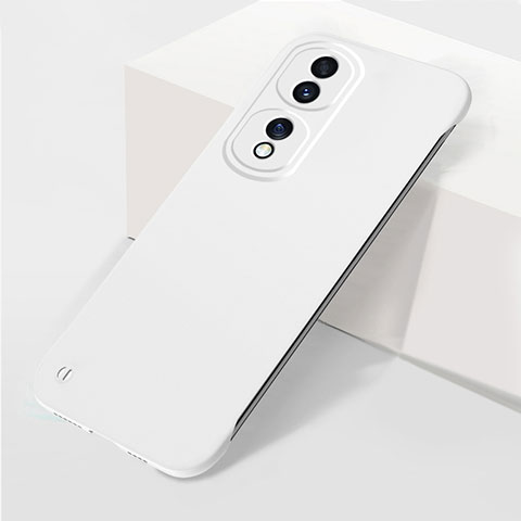 Coque Plastique Rigide Etui Housse Mat Sans Cadre P01 pour Huawei Honor 80 Pro 5G Blanc