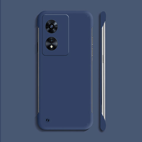 Coque Plastique Rigide Etui Housse Mat Sans Cadre P01 pour Huawei Honor X5 Plus Bleu