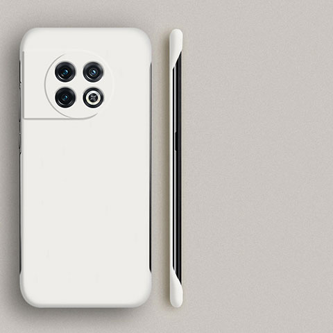 Coque Plastique Rigide Etui Housse Mat Sans Cadre P01 pour OnePlus 11R 5G Blanc