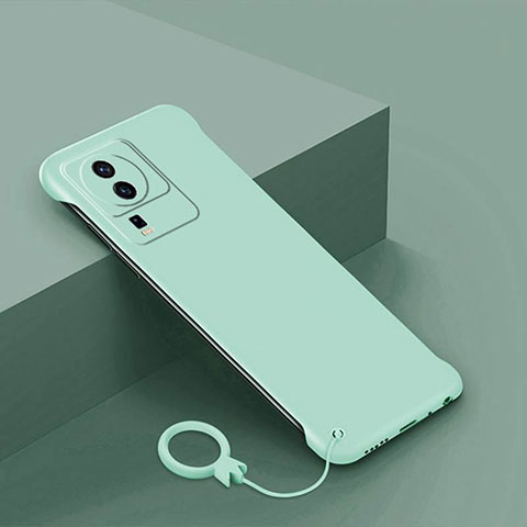 Coque Plastique Rigide Etui Housse Mat Sans Cadre P01 pour Vivo iQOO Neo7 5G Pastel Vert