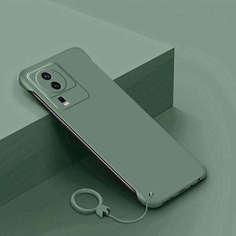 Coque Plastique Rigide Etui Housse Mat Sans Cadre P01 pour Vivo iQOO Neo7 SE Vert Nuit