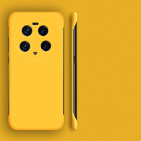 Coque Plastique Rigide Etui Housse Mat Sans Cadre P01 pour Xiaomi Mi 13 Ultra 5G Jaune