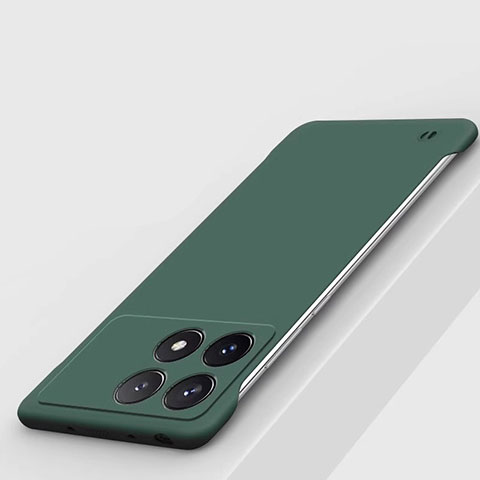 Coque Plastique Rigide Etui Housse Mat Sans Cadre P01 pour Xiaomi Redmi K70 5G Vert Nuit