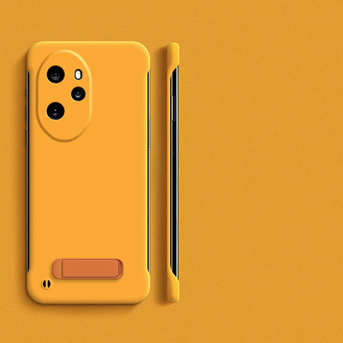 Coque Plastique Rigide Etui Housse Mat Sans Cadre pour Huawei Honor 100 Pro 5G Jaune