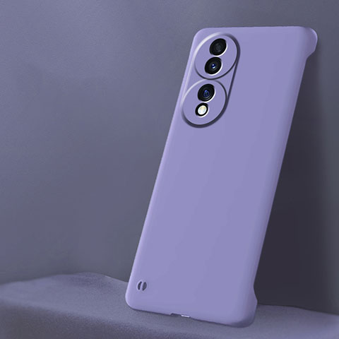 Coque Plastique Rigide Etui Housse Mat Sans Cadre pour Huawei Honor 70 5G Violet