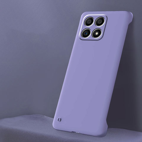 Coque Plastique Rigide Etui Housse Mat Sans Cadre pour Huawei Honor X30i Violet