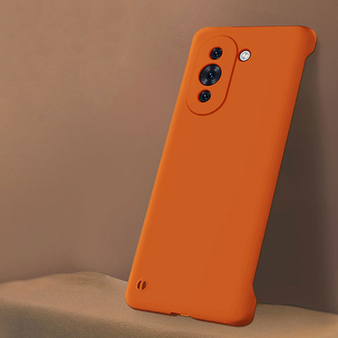 Coque Plastique Rigide Etui Housse Mat Sans Cadre pour Huawei Nova 10 Orange