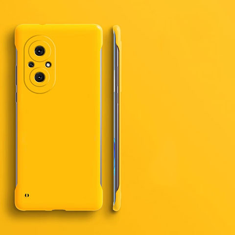 Coque Plastique Rigide Etui Housse Mat Sans Cadre pour Huawei Nova 9 SE Jaune