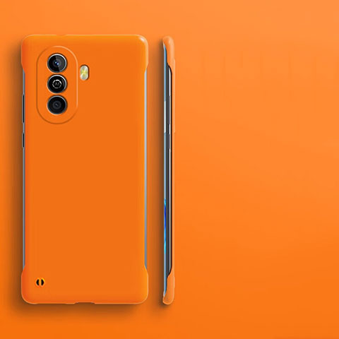 Coque Plastique Rigide Etui Housse Mat Sans Cadre pour Huawei Nova Y71 Orange