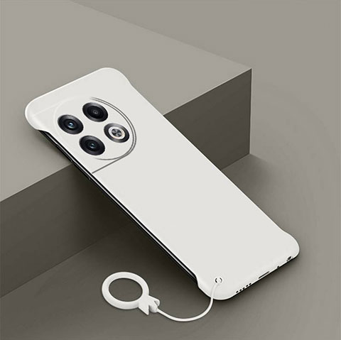 Coque Plastique Rigide Etui Housse Mat Sans Cadre pour OnePlus Ace 2 5G Blanc