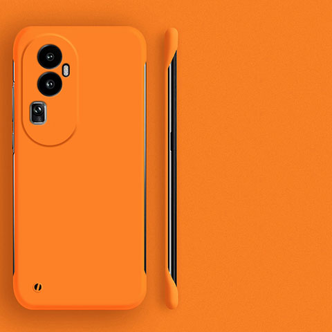 Coque Plastique Rigide Etui Housse Mat Sans Cadre pour Oppo Reno10 Pro+ Plus 5G Orange