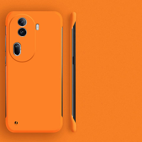 Coque Plastique Rigide Etui Housse Mat Sans Cadre pour Oppo Reno11 Pro 5G Orange