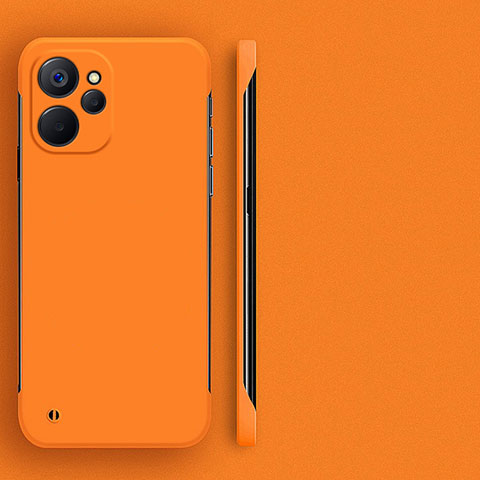 Coque Plastique Rigide Etui Housse Mat Sans Cadre pour Realme 10T 5G Orange