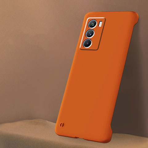 Coque Plastique Rigide Etui Housse Mat Sans Cadre pour Vivo iQOO 9 SE 5G Orange