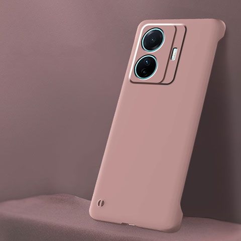 Coque Plastique Rigide Etui Housse Mat Sans Cadre pour Vivo iQOO Z6 Pro 5G Rose