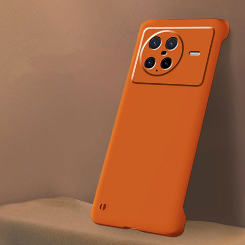 Coque Plastique Rigide Etui Housse Mat Sans Cadre pour Vivo X Note Orange