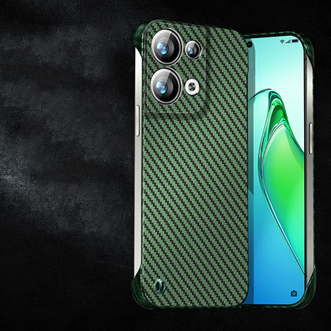 Coque Plastique Rigide Etui Housse Mat Serge T01 pour Oppo Reno9 Pro 5G Vert