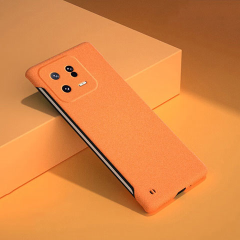 Coque Plastique Rigide Etui Housse Mat YD2 pour Xiaomi Mi 13 5G Orange