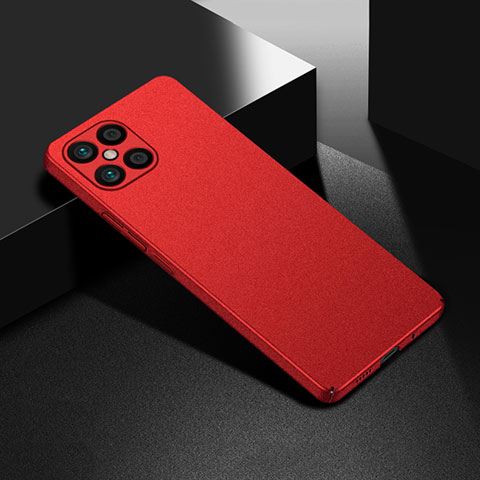 Coque Plastique Rigide Etui Housse Mat YK1 pour Huawei Nova 8 SE 4G Rouge