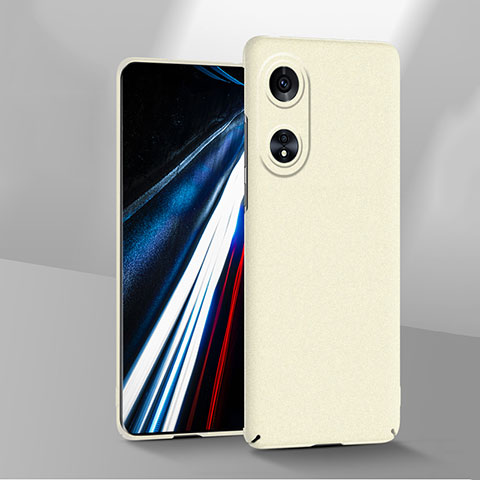 Coque Plastique Rigide Etui Housse Mat YK1 pour Oppo A58 4G Blanc