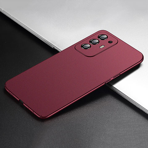 Coque Plastique Rigide Etui Housse Mat YK1 pour Oppo A95 5G Rouge