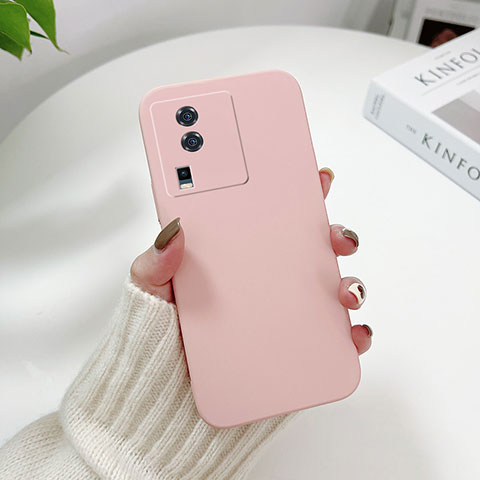 Coque Plastique Rigide Etui Housse Mat YK1 pour Vivo iQOO Neo7 SE Rose