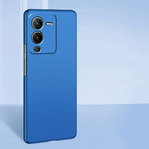 Coque Plastique Rigide Etui Housse Mat YK1 pour Vivo V25 Pro 5G Bleu