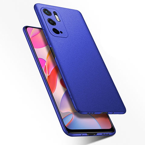 Coque Plastique Rigide Etui Housse Mat YK1 pour Xiaomi POCO M3 Pro 5G Bleu