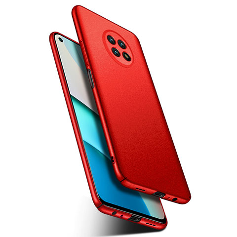 Coque Plastique Rigide Etui Housse Mat YK1 pour Xiaomi Redmi Note 9 5G Rouge