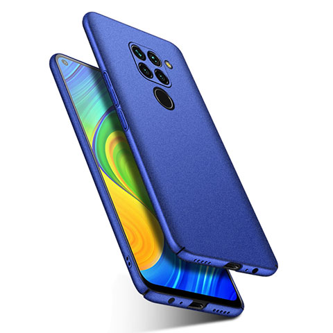 Coque Plastique Rigide Etui Housse Mat YK1 pour Xiaomi Redmi Note 9 Bleu