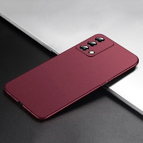 Coque Plastique Rigide Etui Housse Mat YK2 pour Oppo K9 5G Rouge