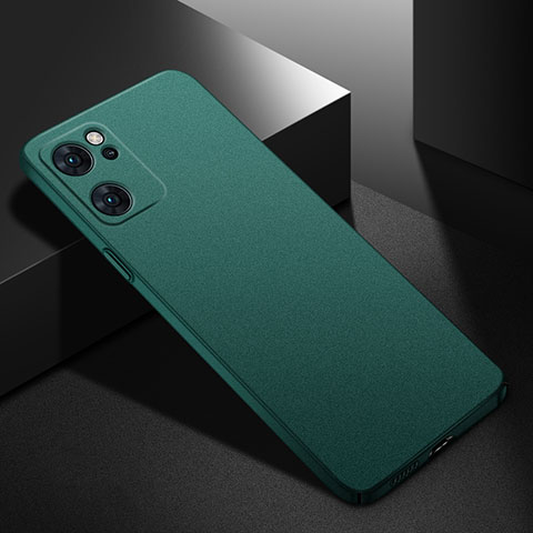 Coque Plastique Rigide Etui Housse Mat YK2 pour Oppo Reno7 SE 5G Vert