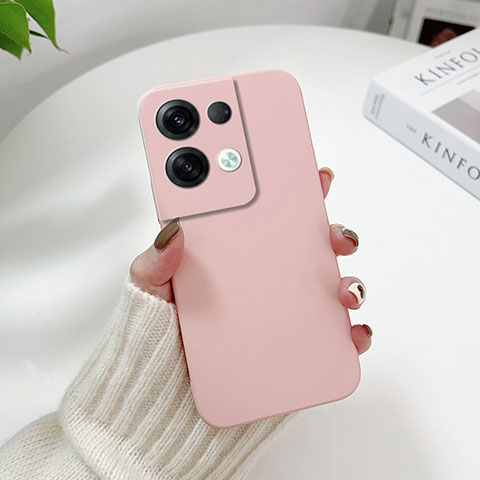 Coque Plastique Rigide Etui Housse Mat YK2 pour Oppo Reno9 Pro+ Plus 5G Rose