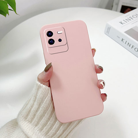 Coque Plastique Rigide Etui Housse Mat YK2 pour Vivo iQOO Neo6 SE 5G Rose