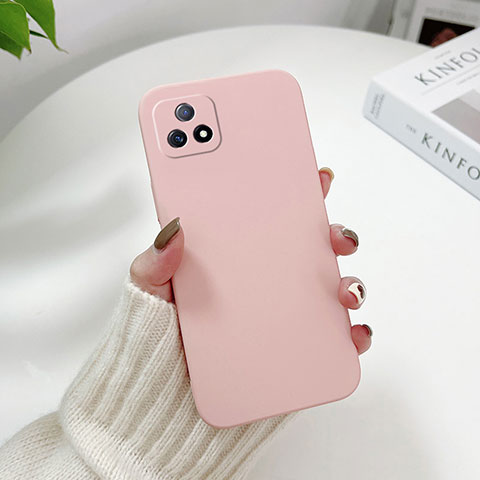 Coque Plastique Rigide Etui Housse Mat YK2 pour Vivo iQOO U3 5G Rose