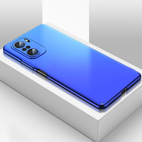 Coque Plastique Rigide Etui Housse Mat YK2 pour Xiaomi Poco F3 5G Bleu