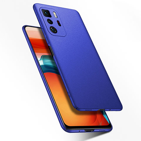 Coque Plastique Rigide Etui Housse Mat YK2 pour Xiaomi Poco X3 GT 5G Bleu